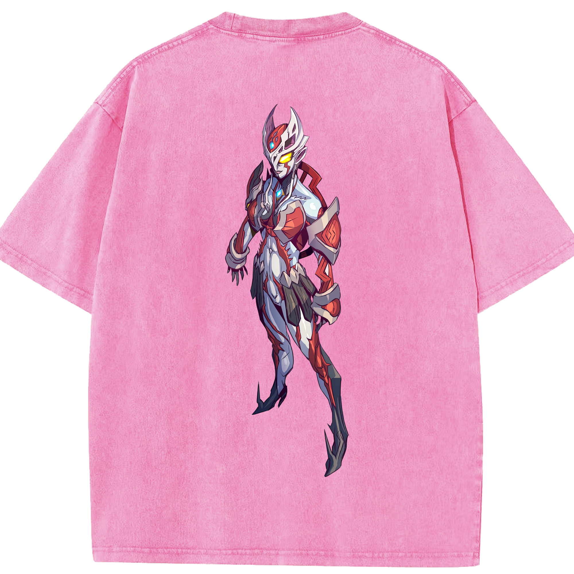 （画像用） ウルトラマン Ultraman 綿100% ヴィンテージ風 半袖Tシャツ（背面プリント）